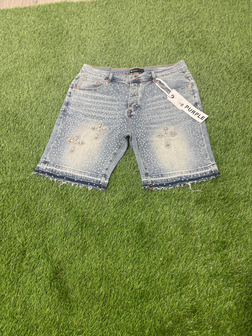 Jean purple short