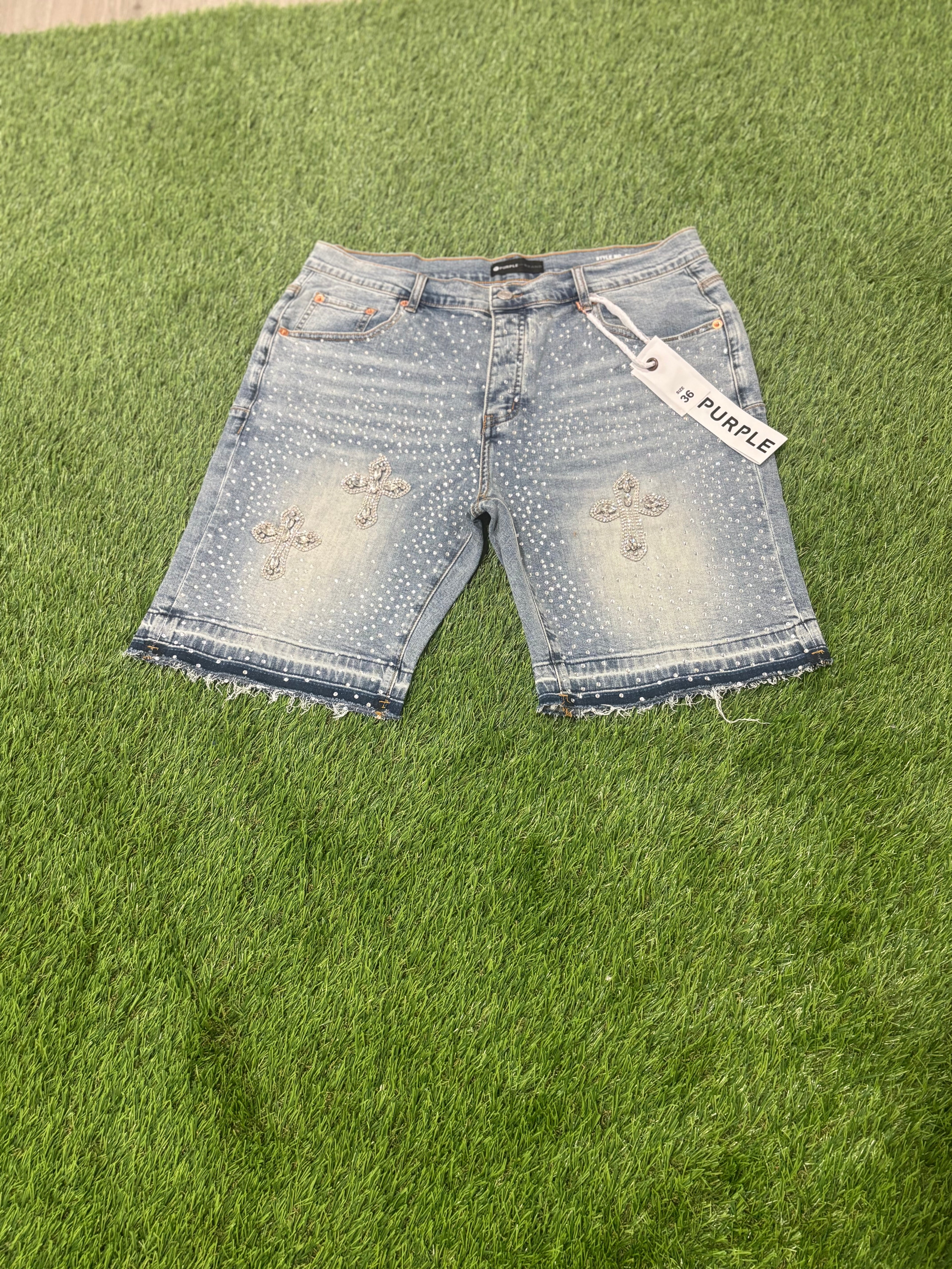 Jean purple short